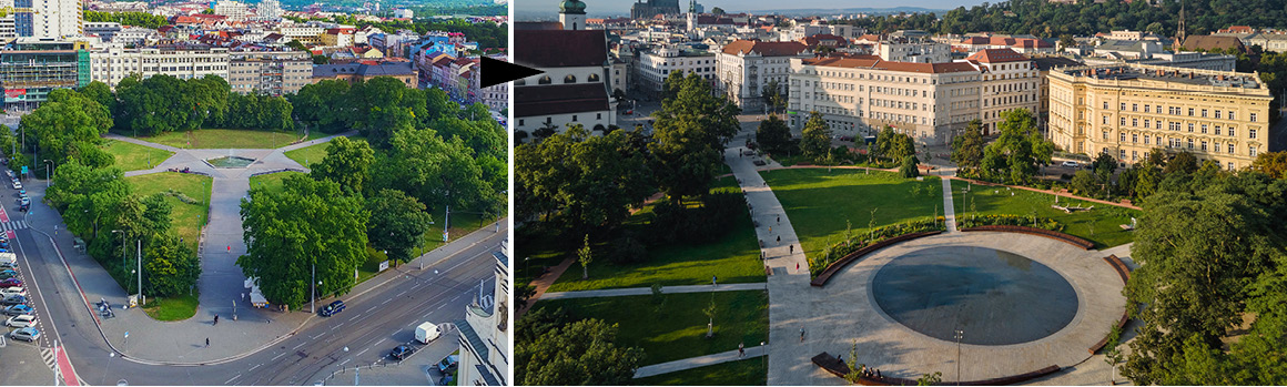 Brno | Park na Moravském náměstí